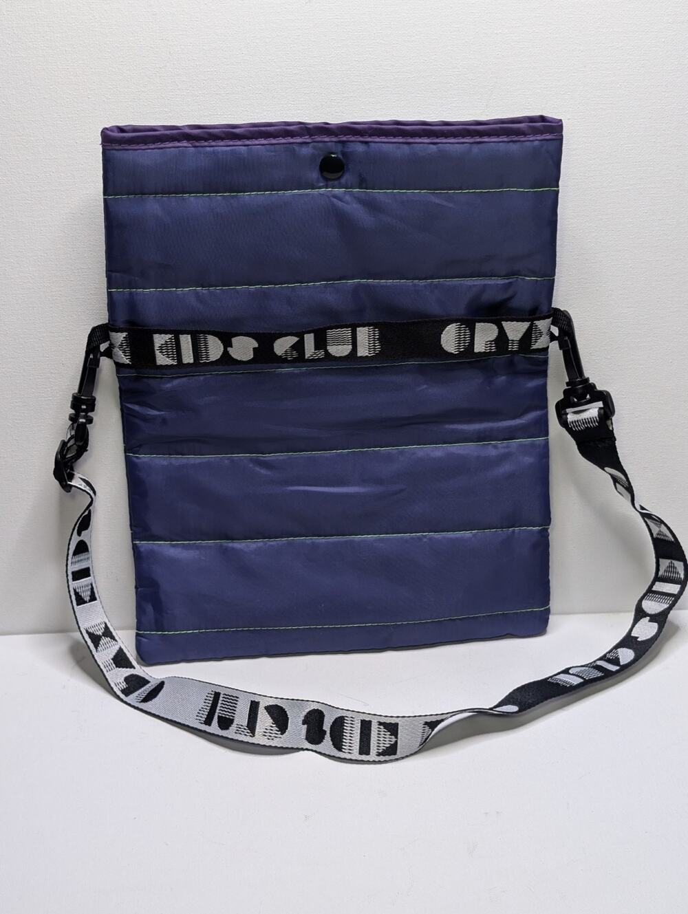 Y2K Purple Puffy Crossbody Bag Quilted Messenger Tote Shoulder Bag